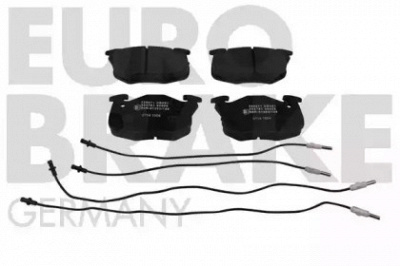 EUROBRAKE 5502229971 -  Комплект тормозных колодок, дисковый тормоз