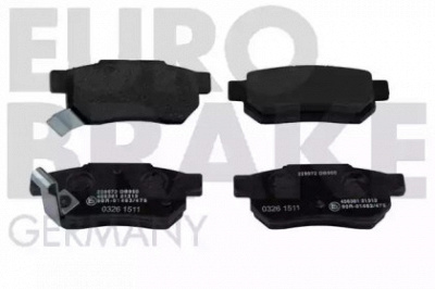 EUROBRAKE 5502229972 -  Комплект тормозных колодок, дисковый тормоз