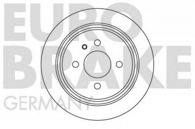 EUROBRAKE 5815201510 -  Тормозной диск