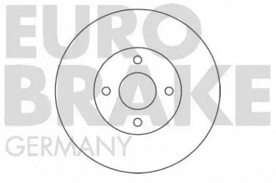 EUROBRAKE 5815202578 -  Тормозной диск