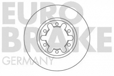 EUROBRAKE 5815203255 -  Тормозной диск