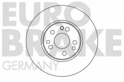 EUROBRAKE 5815203350 -  Тормозной диск