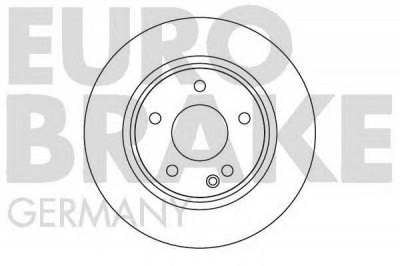 EUROBRAKE 5815203370 -  Тормозной диск