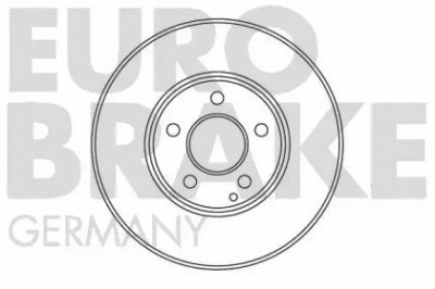 EUROBRAKE 5815203381 -  Тормозной диск