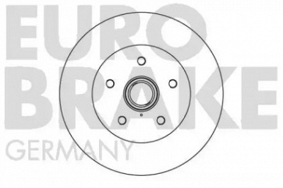 EUROBRAKE 5815204720 -  Тормозной диск