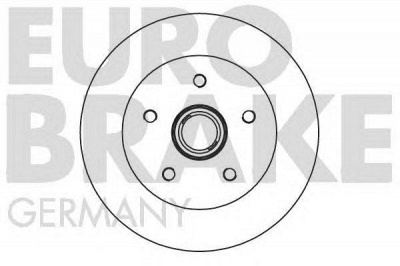 EUROBRAKE 5815204727 -  Тормозной диск