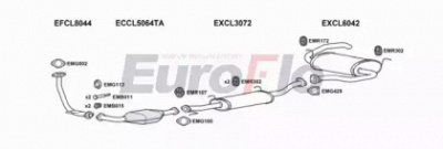 EUROFLO clpaj32d3001a -  Система выпуска ОГ