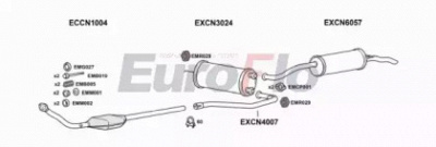 EUROFLO cnbx193008b - Система выпуска ОГ