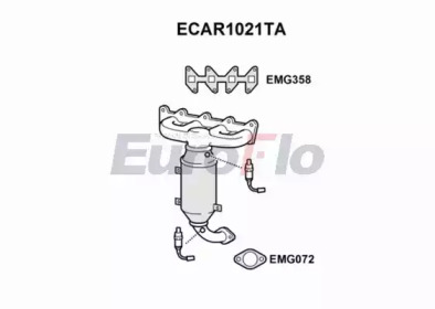 EUROFLO ecar1021ta - Катализатор