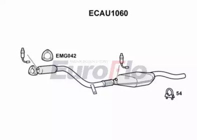 EUROFLO ecau1060 -  Катализатор