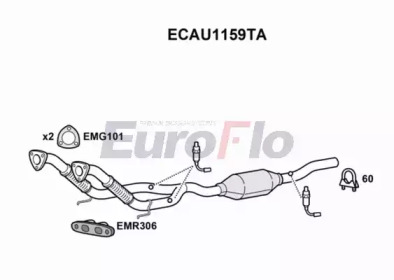EUROFLO ecau1159ta -  Катализатор