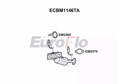 EUROFLO ecbm1146ta -  Катализатор