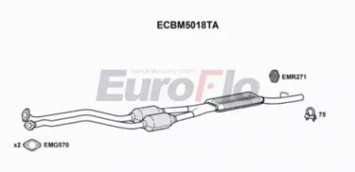 EUROFLO ecbm5018ta - Катализатор