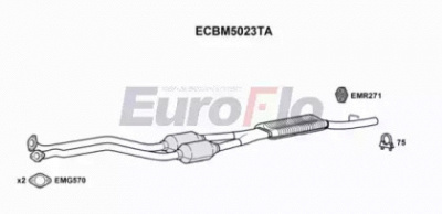 EUROFLO ecbm5023ta -  Катализатор