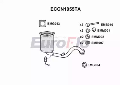 EUROFLO eccn1055ta - Катализатор