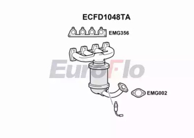 EUROFLO ecfd1048ta - Катализатор