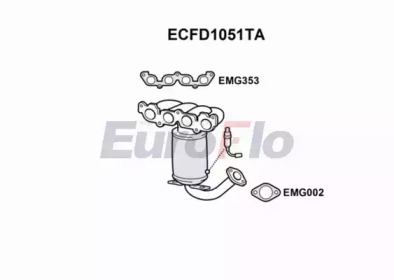 EUROFLO ecfd1051ta - Катализатор