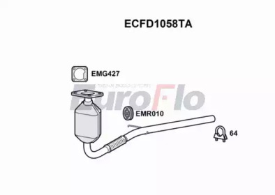 EUROFLO ecfd1058ta - Катализатор