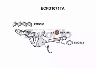 EUROFLO ecfd1071ta - Катализатор