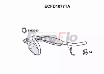 EUROFLO ecfd1077ta - Катализатор