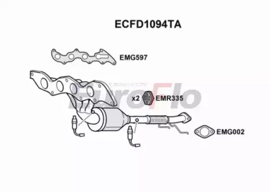 EUROFLO ecfd1094ta -  Катализатор
