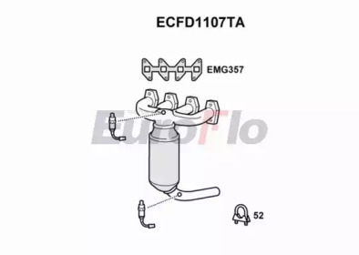 EUROFLO ecfd1107ta - Катализатор