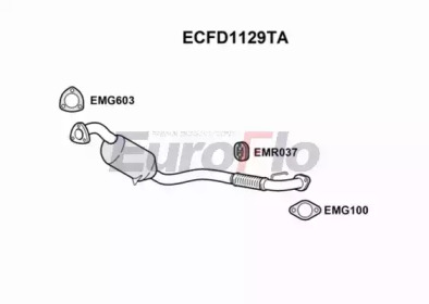 EUROFLO ecfd1129ta - Катализатор