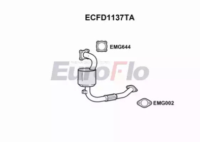 EUROFLO ecfd1137ta - Катализатор