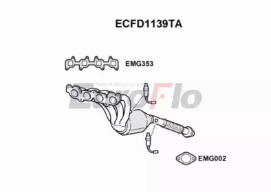 EUROFLO ecfd1139ta - Катализатор