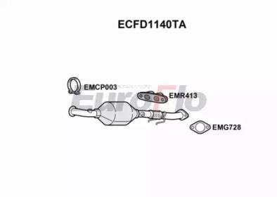 EUROFLO ecfd1140ta -  Катализатор