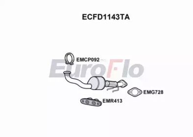 EUROFLO ecfd1143ta - Катализатор