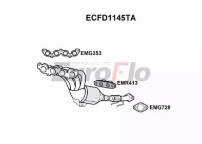 EUROFLO ecfd1145ta - Катализатор