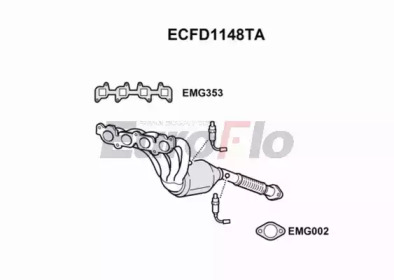 EUROFLO ecfd1148ta - Катализатор