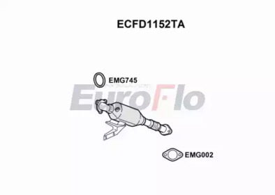 EUROFLO ecfd1152ta -  Катализатор
