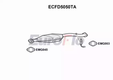 EUROFLO ecfd5050ta -  Катализатор
