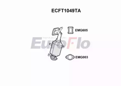 EUROFLO ecft1049ta -  Катализатор