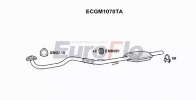 EUROFLO ecgm1070ta - Катализатор