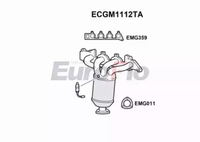 EUROFLO ecgm1112ta - Катализатор