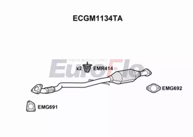 EUROFLO ecgm1134ta - Катализатор