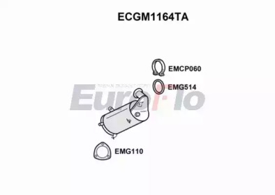EUROFLO ecgm1164ta - Катализатор