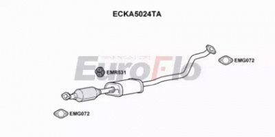 EUROFLO ecka5024ta -  Катализатор