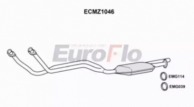 EUROFLO ecmz1046 -  Катализатор