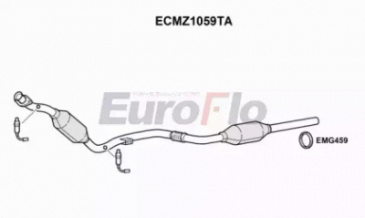 EUROFLO ecmz1059ta -  Катализатор