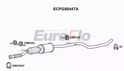 EUROFLO ecpg5044ta - Катализатор