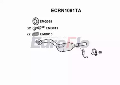 EUROFLO ecrn1091ta - Катализатор