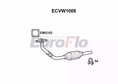 EUROFLO ecvw1006 -  Катализатор