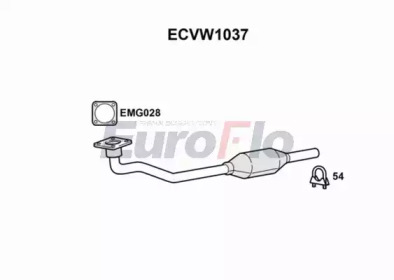 EUROFLO ecvw1037 - Катализатор