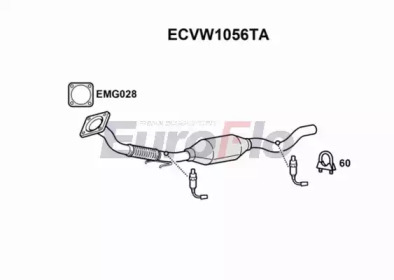 EUROFLO ecvw1056ta - Катализатор