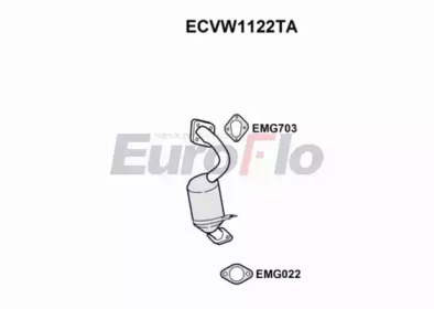 EUROFLO ecvw1122ta - Катализатор