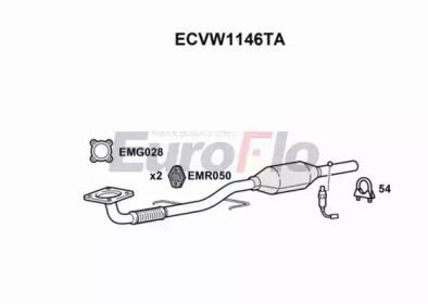 EUROFLO ecvw1146ta - Катализатор
